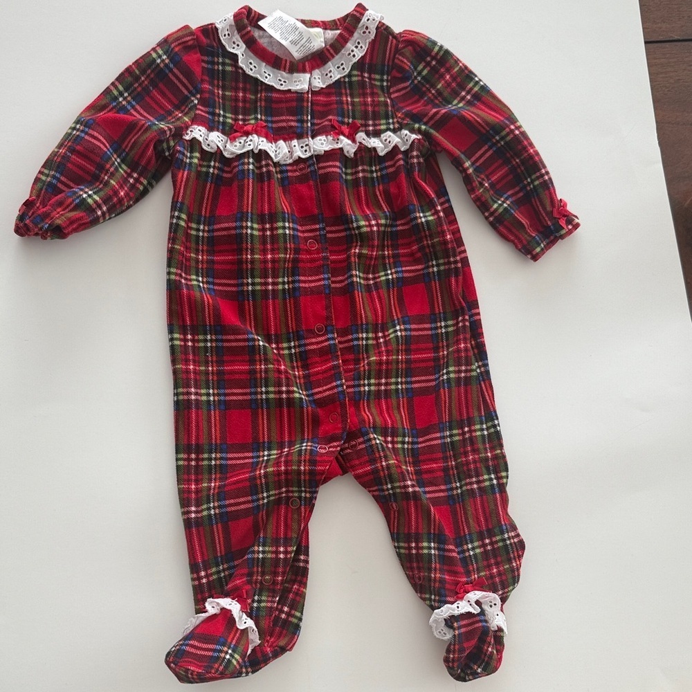 Little Me Christmas holiday outfit 3M